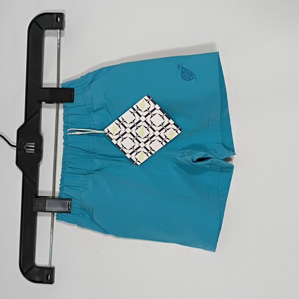 NWT Turtles And Tees Infant Boys Rhett Shorts Torqouise Size 0 - 3 Months golf